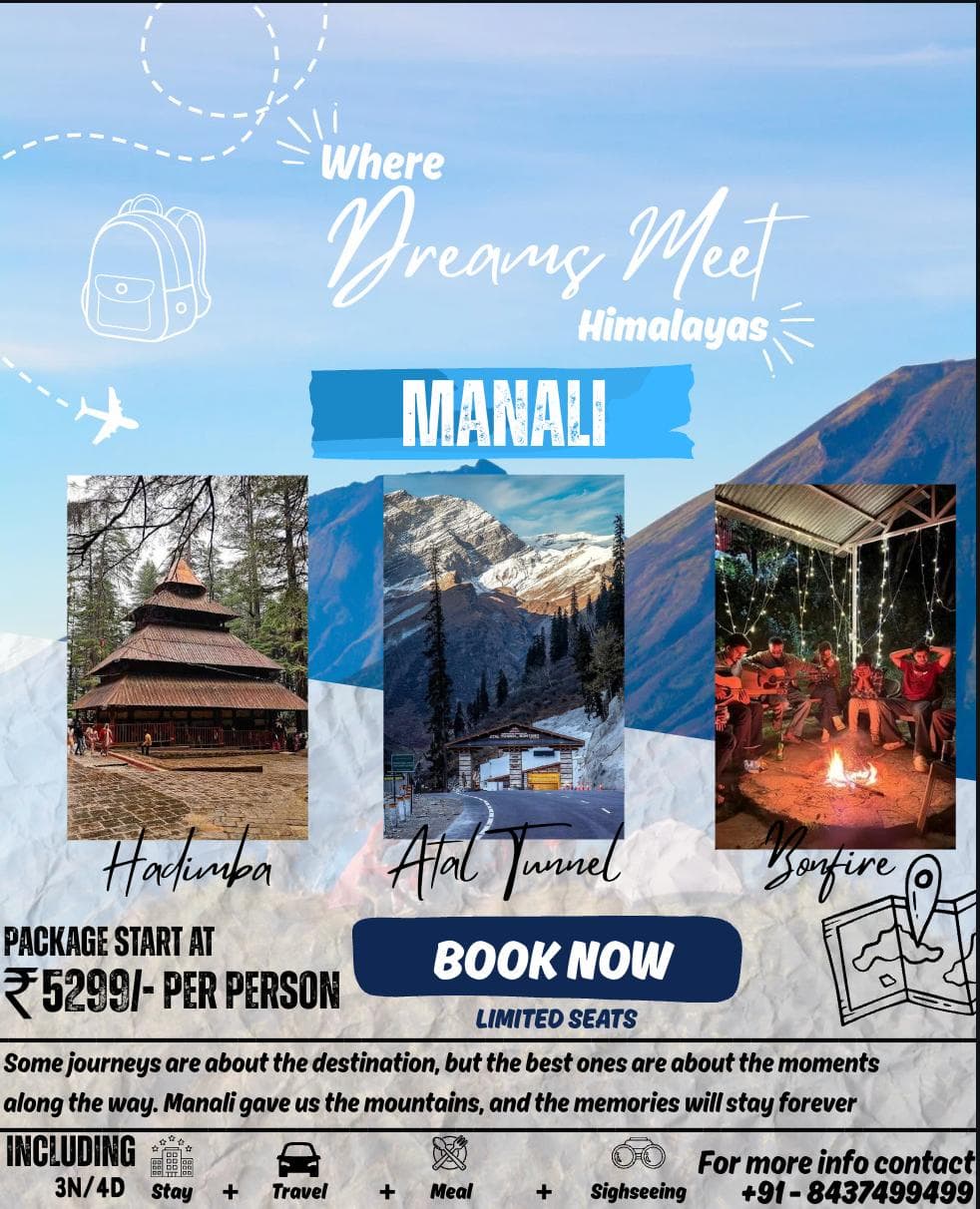 MANALI 3N/4D ADVENTURE GETAWAY